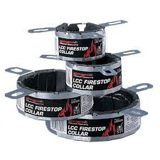 6" LCC Intumescent fire stop collars